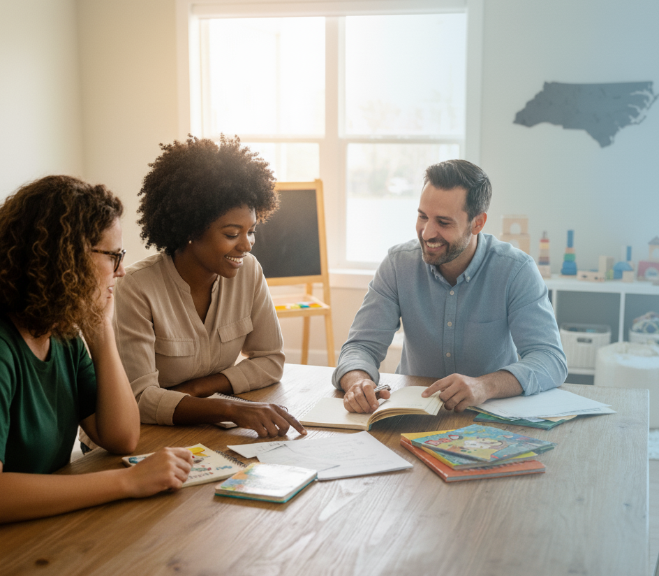 Classroom Professionals learning together.